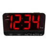 Wall Clocks Extra-Large 3 In. Red LED Alarm Clock With High/Low Settings Digital Reloj Astronomy Room Decor