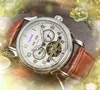 Grand cadran numérique jour date heure montre hommes mouvement mécanique automatique horloge mode étanche heure d'affaires affichage de la main chronomètre de natation montres-bracelets cadeaux