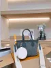 Mini the Tote Bag Designer Never Shopping full Handbag Women Cross body Shoulder bag with Coin Wallet 2pcs set Purse Hand bag Luxury leather