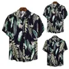 Männer Casual Hemden Mode Herren Hawaiian Shirt Männlich Bunte Gedruckt Strand Aloha Kurzarm Camisas 3XL Camisa Hawaiana Hombre