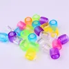 Hair Clips 30Pcs Fashion Colorful Pony Bead Big Hole Beads For Braids Rings DIY Bracelet Necklace Making HandCrafts Accessories