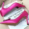 Aminah Muadi Begum Dress Shoes Crystal Embelling Buckle Dyeing PumpSpool High Heels Women's Shoes Factory Shoes Women's Luxury Designer Evening Dress