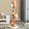 Decorative Objects Figurines Home Decor Accessories Decoration Large Raccoon Living Room Resin Floor Sculpture FRP Animal Ornaments Statues 230928