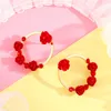 Boucles d'oreilles pendantes en forme de champignon pour femmes, Unique, fleur de Rose, accessoires pour femmes, bijoux géométriques à la mode, cadeau tendance 2023
