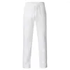 Pantalons pour hommes Mode Hommes Pantalons décontractés Vêtements de travail Coton Baggy Taille élastique Longue avec poche à cordon Mince Mâle