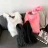 Sacs de soirée Femmes Peluche Messenger Sac Mode Grande Capacité Fluffy Couleur Solide Chaud Femelle Quotidien Causal