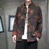 Men's Jackets Chinese Style Jacket 2023 Spring And Autumn Ancient Printing Youth Zhongshan Tang Suit Coats Coat