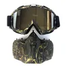 Lunettes d'extérieur BOLLFO Ski Snowboard Lunettes Motoneige Ski Lunettes Coupe-Vent Ski Verre Motocross Lunettes De Soleil avec Filtre Bouche Earware 230928