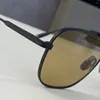 نظارة شمسية أزياء طيار Sunglasse Square Titanium DT Flight 009 Double Bridage للرجال النساء مع العلبة الأصلية