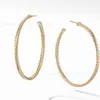 Gold Hoop örhängen för kvinnor Lyxsmycken 925 Sterling Silver Large Circle Earrings Fashion Designer MN2J