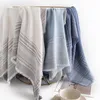 Scarves Striped Tassels Retro Cashmere Scarf Female Winter Commuting Cold Neck Simple And Elegant Warm Soft Comfortable Shawl