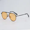 Sunglasses Designer Woman Trend 2023 Quality Round Clip On For Women Retro UV400 DAVID Eyeglasses