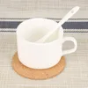 100st Natural Round Wood Slip Slice Cup Mat Coaster 95mm Diameter Tea Coffee Mug Drinks Holder For Diy Table Seary Decor Drabla Pad Tablemat