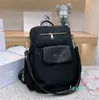 Backpack Travel Mountaineering School Black Nylon Waterproof Practical Senior Large Capacity Schoolbag Handbags 230923