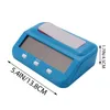 Wandklokken Schaken Basic Digitale Klok En Game Timer Nauwkeurig Draagbaar Horloge (Blauw)