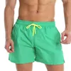 Shorts masculinos Mulheres Swim Trunk Cor Sólida Grande Esportes Casual Secagem Rápida Respirável Homens Beach Board