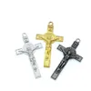 20pcs katolicyzm Benedict Medal Cross Charms Crucifix Ręcznie robione antyczne srebrne złote czarne wisiorki