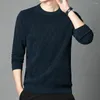 Men's Sweaters Fleece Sweater Cozy Knit Thick Warm Stylish Pullovers With Soft Plush For Fall Winter Wear Solid Color