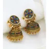 Dangle Oorbellen Vintage Bollywood Gypsy Vergulde Boho Bell Ear Rings Traditionele Jhumka Jhumki voor vrouwen en meisjes