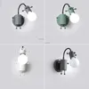 Applique nordique déco luminaires LED minimaliste chambre chevet créatif Loft couloir appliques accessoires de cuisine