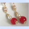 Dangle Earrings Chinese Retro Style Hanfu Cheongsam Pearl Long Tassel Earring Party Bride Accessory