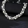 Necklace Earrings Set Faux Pearl Wedding Jewelry Women Rhinestone Fashion Bride Chic