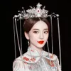 Haarspeldjes Haarspeldjes DIY Materiaal Pakket Chinese stijl Bruiloft Phoenix Kroon Bruid Hoofddeksel Traditionele Coronet Lange Kwast Ti310K