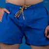 Herren-Shorts, Oversize-Board-Strand-Boxershorts, kurze Unterwäsche, schnell trocknende Badehose, Blau/Marineblau/Himmelblau/Armeegrün/Rot/Türkis, M L XL XXL