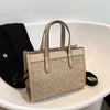 Ручные женские сумки2023 Новая модная сумка-тоут с принтом Большая вместительная сумка Oblique Cross Tide модель 9236