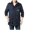 Herenjassen 2023 Herfst Outdoor Bergbeklimmen Waterdichte Middelgrote Jonge Mannen Charge Coat Casual Halflange Sportoverjas