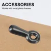 Frames 300 Picture Turn Button Fasteners Po Frame Hardware And Screws For Craft Hanging Drawing Black