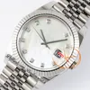 Clean Factory CF 126334 VR3235 Automatic Mens Watch Fluted Bezel Date MOP Diamonds Dial 904L Jubileesteel Bracelet Super Version Puretimewatch Reloj Hombre 0020
