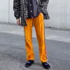 Men's Pants NEEDLES Arrival Cotton Velvet Butterfly Embroidery Black Track Stripe Orange Sweatpants Oversize 1:1 Men Women Trousers