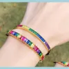 ジュエリーデザインDainty CZ Rainbowブレスレット女性のための女の子クリスタルゴールドチャームビッグバングルジュエリーウェディングギフトドロップデリバリー2021 DR291S