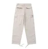 Pantalons pour hommes Marque de rue nord-américaine Carhart Pur coton à cinq points Check Multi Pocket Salopette Loisirs Design Mode All-Match