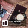 Watch Boxes Travel Suede Bag Jewelry Storage Pouch Organizer Ladies Watches Supply Case Portable Camping Holder