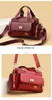 Motorcykel Lady Handbags Women's 2023 New Fashion Patchwork Retro Rivet Shoulder Messenger Bag For Woman