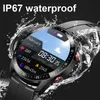 Andere horloges ECGPPG Bluetooth-oproep Smart Watch Heren Laser Gezondheid Bloeddruk Fitnes Sporthorloges Man Sport Waterdicht SmartwatchBox 230928