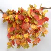 Decorative Flowers Simulation Vine Harvest Festival Halloween Autumn Decoration Artificial Wall Hanging Decor Fake Plants