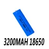 GT32MA 3200mAh Uppladdningsbar 3.7V Li-ion 18650 Batterier Batteri för LED-ficklampa Travladdningsbatteri