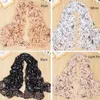 Scarves Fashion Shawl Wrap Korean Style Women Scarf Music Note Printed Lady Chiffon Silk 4 Colors