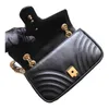 Rindsleder Marmont Love Chain Echtes Leder One Shoulder Crossbody Damen Wine God Bag Light Luxury Inventory 2152