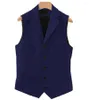 Men's Vests Elegant Business Mens Suit Vest V Neck Herringbone ChampagnWaistcoat For Men Casual Formal Groomsman Jacket Parties Dropship
