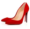 Designer high heels Red Bottom dress shoes sneakers sneaker women luxury Glitter Rivets triple black white Patent leather suede 8cm 10cm 12 cm party wedding shoe