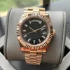 Data zegarka męskiego 18K Automatyczna Caijiamina 40 mm 904L Pasku ze stali nierdzewnej Sapphire z Diamond Hidden Solding Blucle 36 mm Watche Wodoodporne Dhgate Jason007 AAA