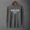 مزيج نمط الفاخرة رجال سترة 24SS مصمم هوديي pullover رسائل كلاسيكية غير رسمية طباعة سترات باريس نساء جولة الرقبة لبولوفر الصوف