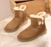 Designer Tasman Tazz Fur Boots Pantofole Donna Classic Ultra Mini Platform Boot Stivaletti da neve invernali australiani