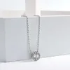 Ketting Swarovski Designer Luxe Mode Vrouwen Ketting Dans Hart Schijnt Kristal Kleur Ketting Geschenken voor vrouwen