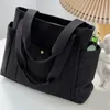 Evening Bags Stylish And Practical Canvas Tote Bag With Ample Space Laptop Handbag For Commuting Traveling 517D