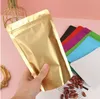 Thick Matte Colored Stand Up Self seal Pouches Aluminum Foil Standing Pouches,Food Storage Stand Up Ziper Bag